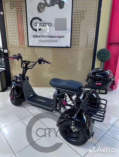 Электроскутер CityCoCo Trike GT X7 PRO 2024