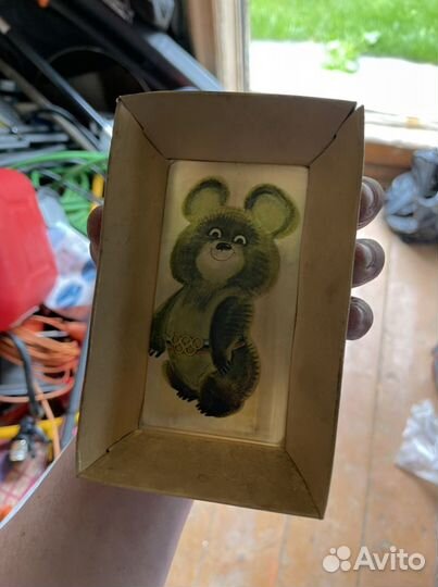 Духи винтаж олимпийский талисман Мишка