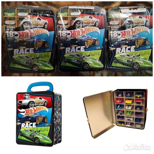 Кейс для хранения машинок Hot Wheels 36шт и 18шт