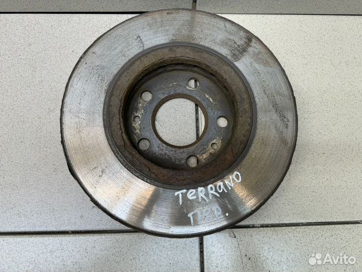 Диск тормозной передний вентилируемый левый Nissan