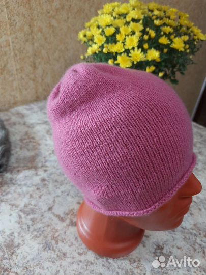 Шапка бини из кашемира