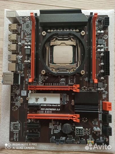 Комплект мать+проц X99-Turbo v1.21