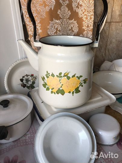 Эмалированная посуда СССР