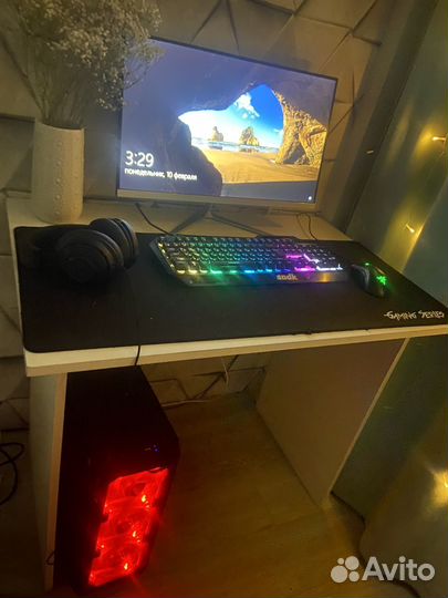 Игровой компьютер с монитором полный комплект