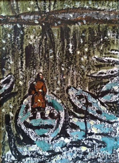 Картина С Г к.м. 30х40 см член союза