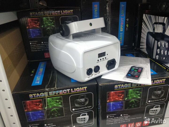 Светомузыка (Бабочка) White