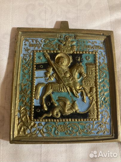 Меднолитая икона