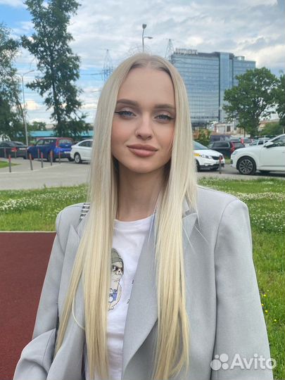 Искусственные волосы на заколках