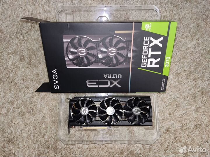Видеокарта evga GeForce RTX 3070 ultra gaming