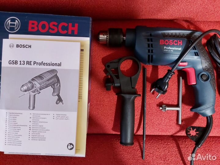 Ударная дрель Bosch GSB 13 RE 601217102 без кейса