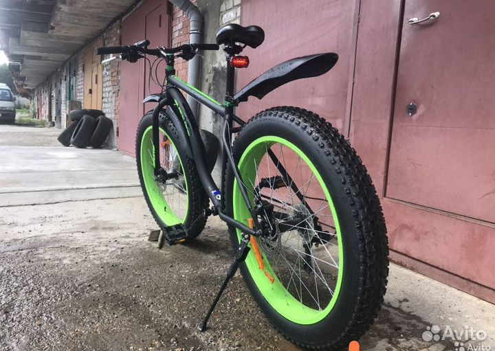 Велосипед фэтбайк fatbike Black one тек.сезона