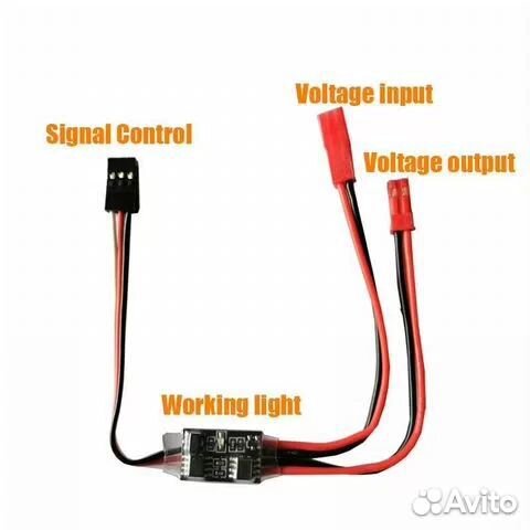 Электронный переключатель(rc свет), 3-30 вольт