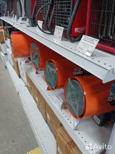 Пушка электрическая Кратон Е 2-300 L 2кВт, +обдув