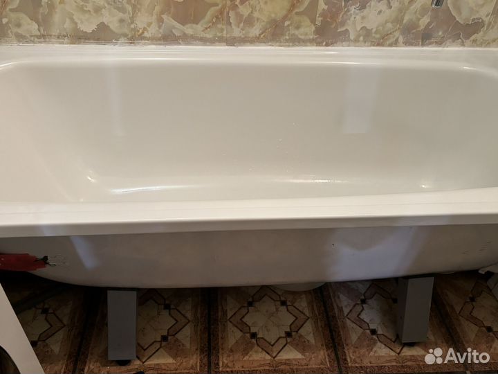 Ванная стальная белая 160 на 70см бу
