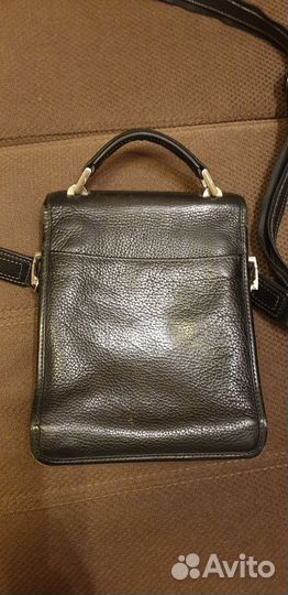 Барсетка кожаная мужская бу