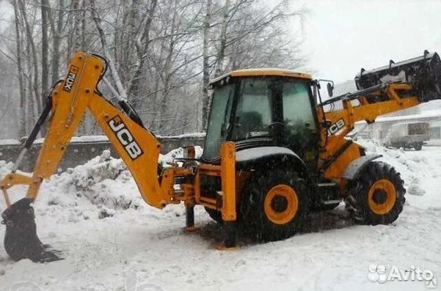 Аренда экскаватора jcb/ трактор/ чистка снега