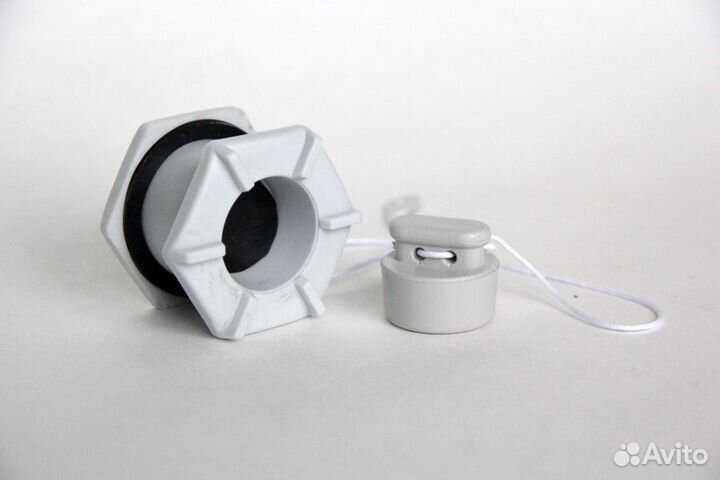 Клапан сливной с пробкой для лодки пвх