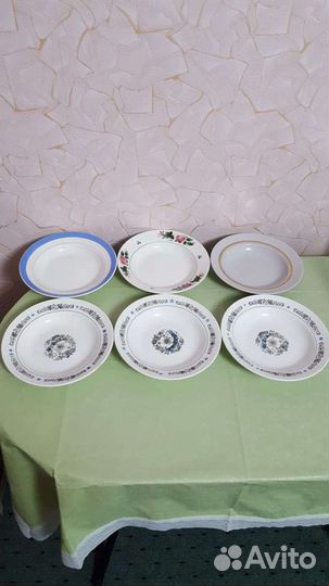 Тарелки обеденные СССР