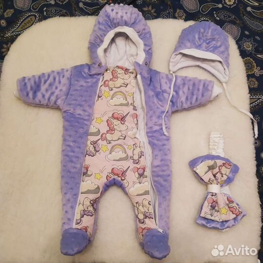 Комплект на выписку зимний