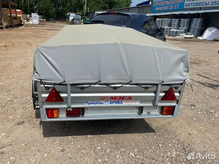Прицеп с низким тентом высотой 500мм. Рассрочка