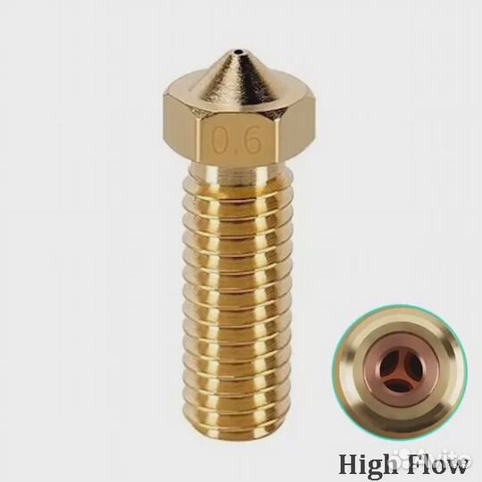 Сопло E3D Volcano CHT Латунь -1.75 мм- 1,0