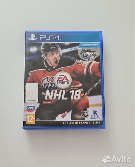 Игра NHL18 ps4