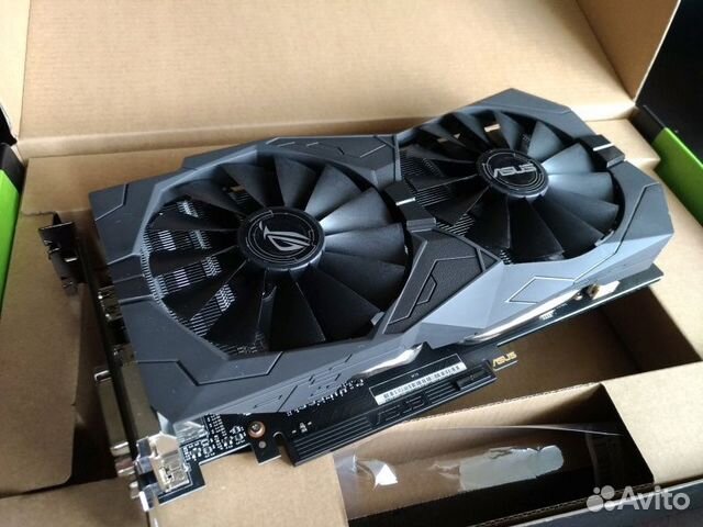 Asus gtx 1050 ti 4 gb rog strix купить в Вологде | Электроника | Авито
