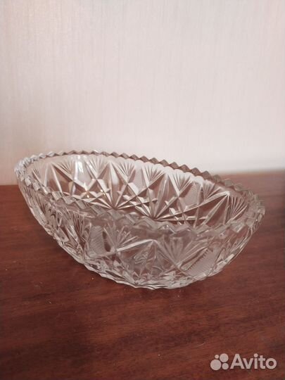 Салатник хрустальный