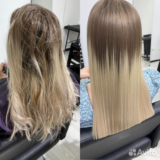 Кератиновое выпрямление/Ботокс/Нанопластика/Брейды