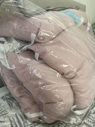 Бортики в детскую кроватку 6 подушек