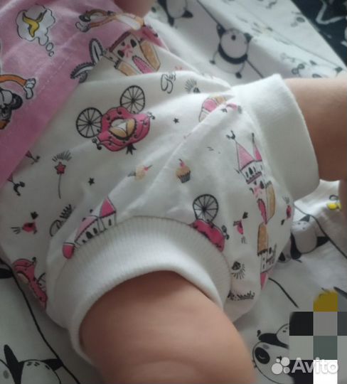 Детские трусики на подгузник 62р