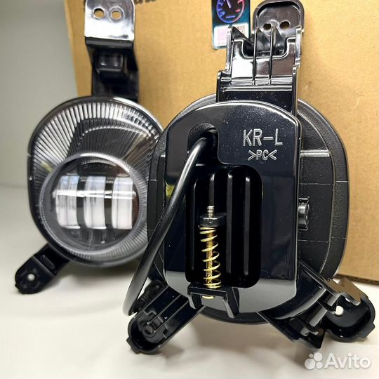 LED птф KIA RIO 4 в дхо, птф в дхо Киа Рио 4