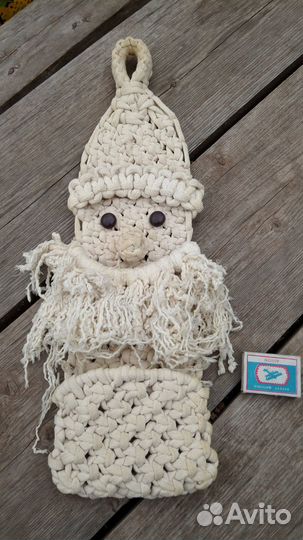 Кашпо подвесное макраме