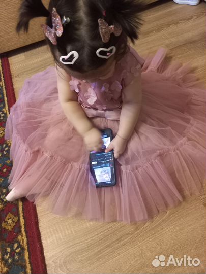 Платье для девочки 86