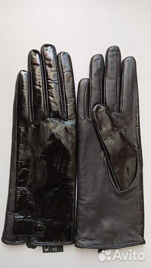 Перчатки женские кожаные новые