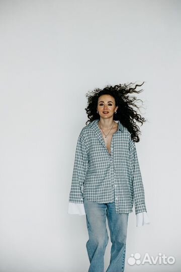 Рубашка женская оверсайз