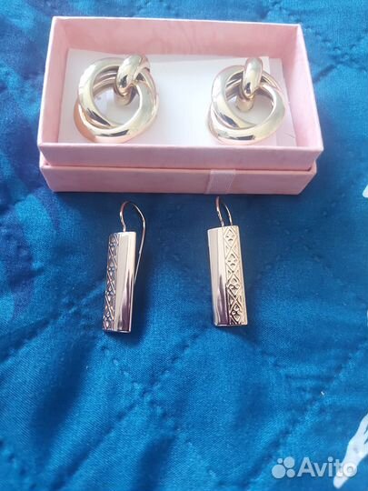 Серьги бижутерия