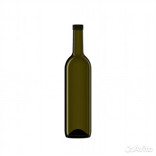 Винная бутылка 0.75 литра Bordo Vip оливковая