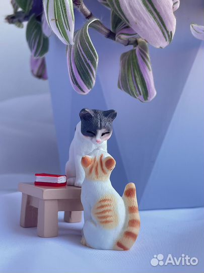 Семейный оберег коты талисман любви кот фигурка