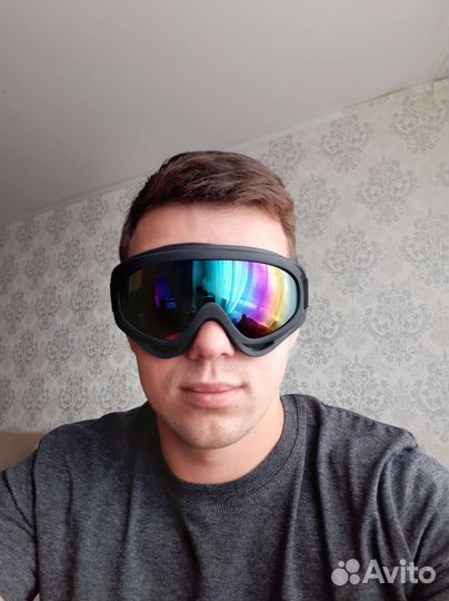 Защитная маска для лица мото очки