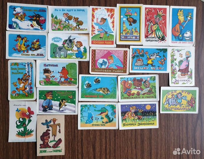 Календарики СССР, мультфильмы