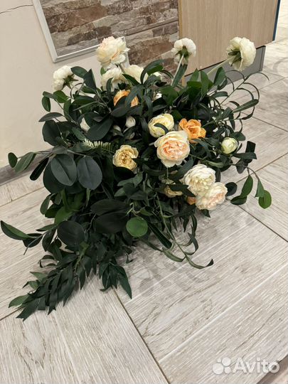 Цветы на свадьбу, экибана из цветов