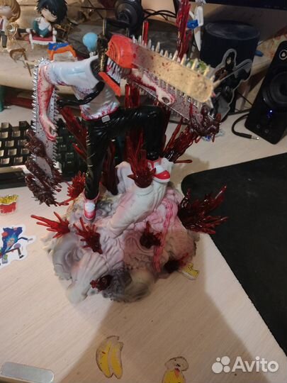 Оригинальная аниме фигурка денжи человек бензопила