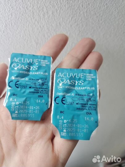 Линзы контактные acuvue oasys двухнедельные