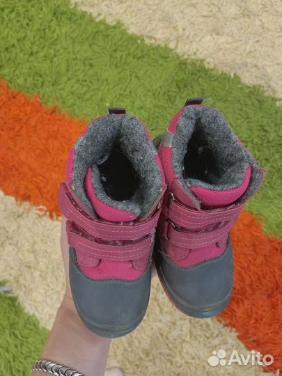 Демис. ботинки для девочки 25 утеплённые