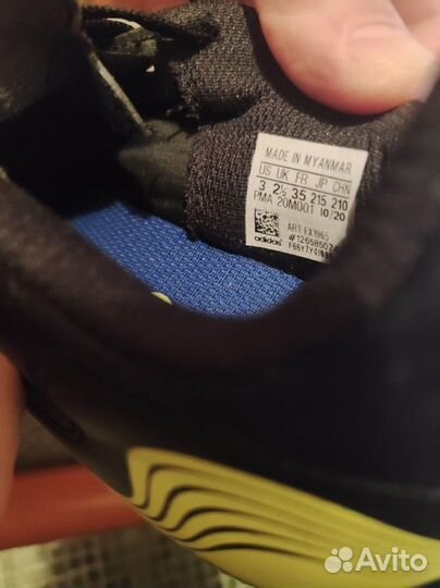 Бутсы copa sense.4 FxG J cblack/syello 35 размер