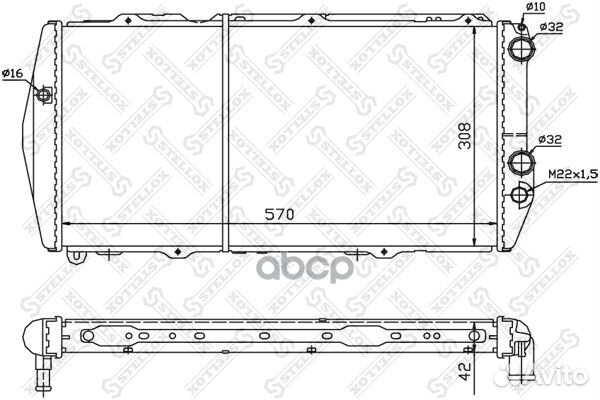 10-25017-SX радиатор системы охлаждения Audi 1