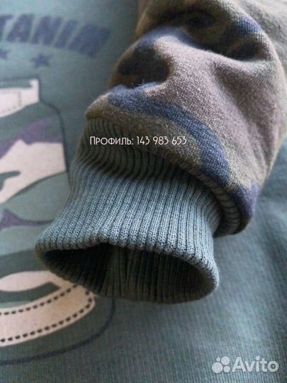 Свитшот с жилетом для мальчика 98 см на флисе