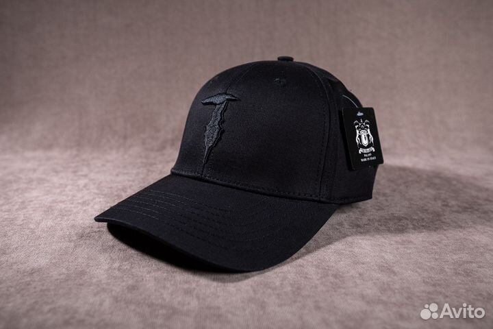 Бейсболка trussardi мужская черная