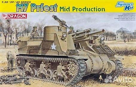 1/35 M7 'Priest' Mid Production Dragon 6637 + допы